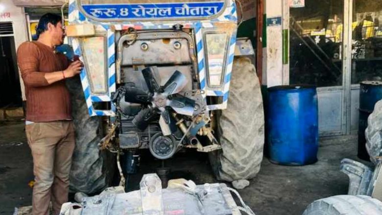 गुल्मीमा ट्रयाक्टरको इन्जिनभित्र नुनै मुन भेटियो