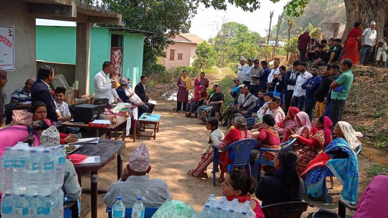 तानसेन १३ मा एकिकृत घुम्ति शिविर, २ हजार बढी लाभान्वित